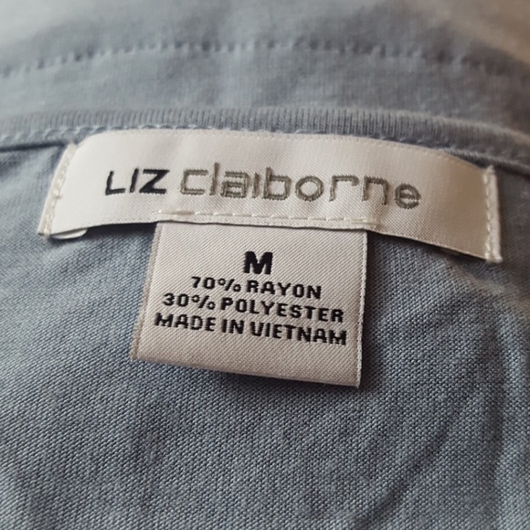 Liz Claiborne 💙Light Blue Layered Top - Picture 4 of 5